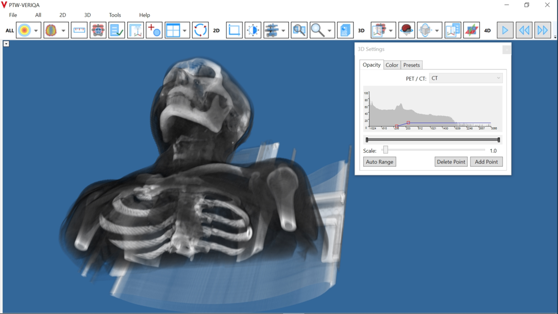 VERIQA visualization tools for plan review: volume rendering