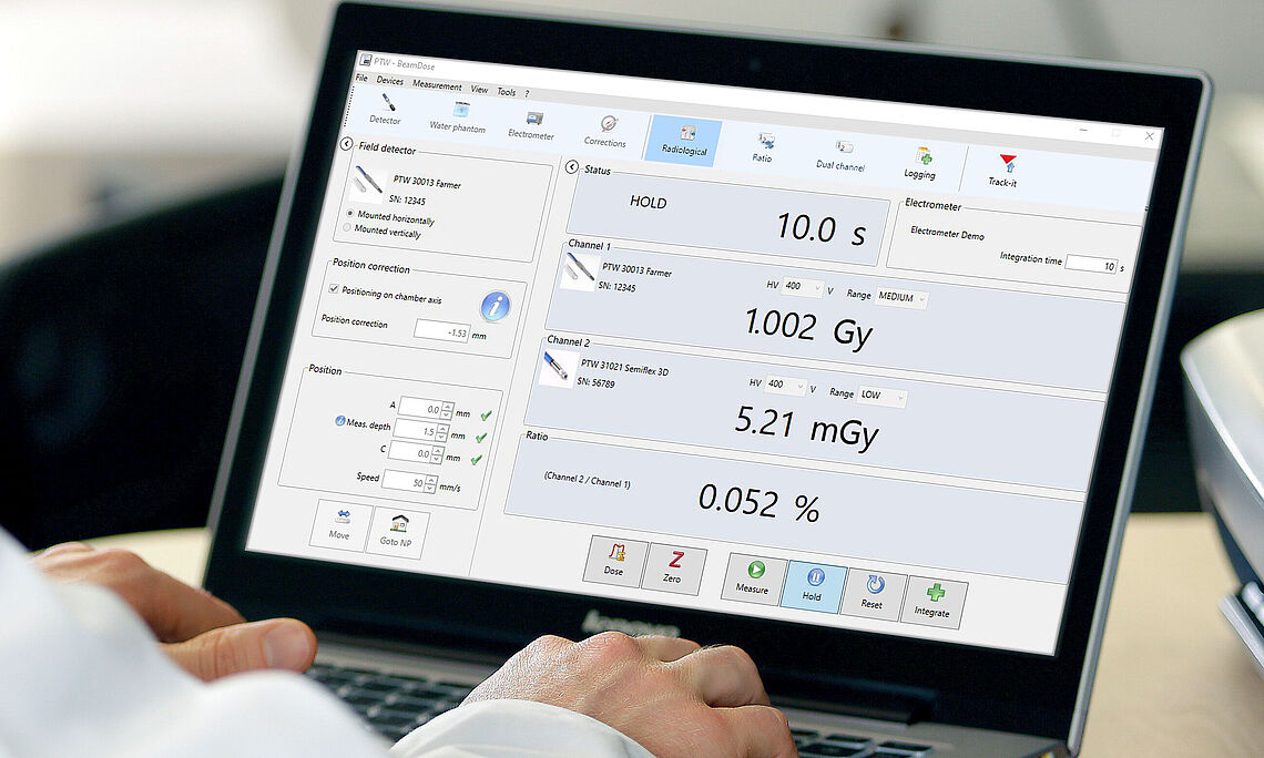 PTW BeamDose software for reference dosimetry