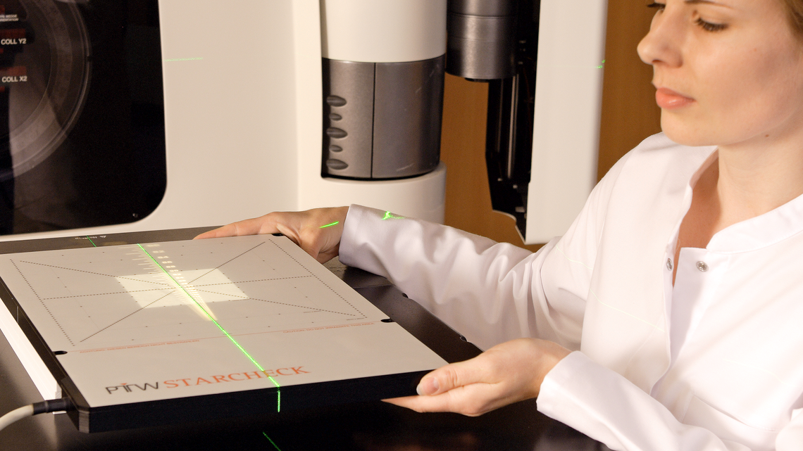 STARCHECK on the treatment couch