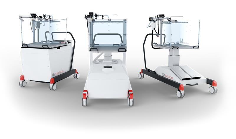 The BEAMSCAN products family: BEAMSCAN Speedo, BEAMSCAN Ringo, BEAMSCAN Mobilo